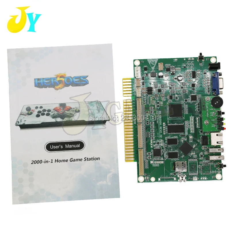 Игровая доска Heroes 5 2020 в 1 с USB на ПК/PS3 нулевой задержкой контроллера HDMI VGA Jamma