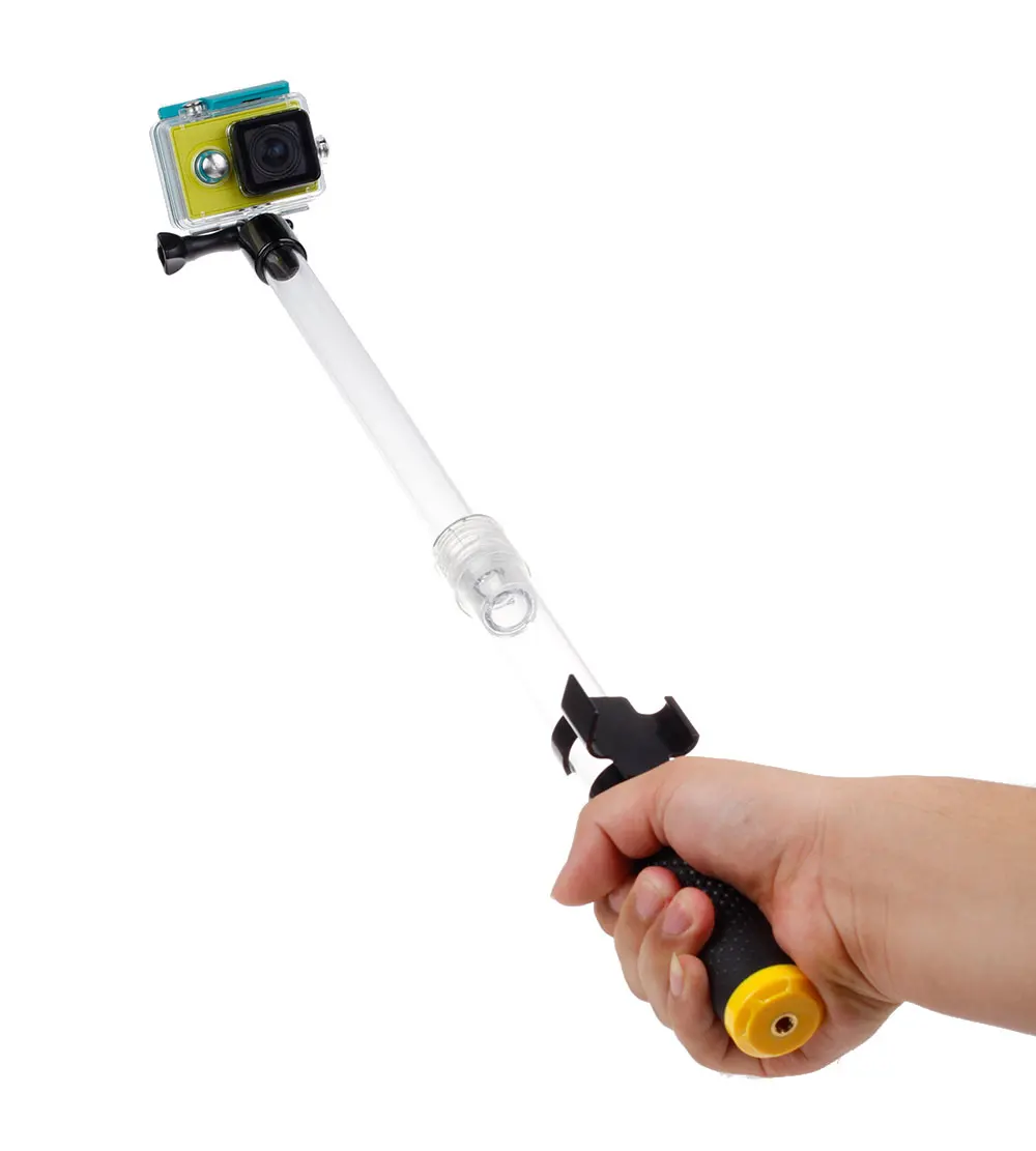 Для GoPro палка для селфи с плавающим полюсом прозрачный водонепроницаемый Телескопический монопод для GoPro Hero 7 6 5 4 3 SJCAM SJ4000 Xiaomi Yi