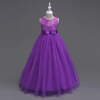 

Princess Prom Party Formal Long Evening Dress Size 4 To 14 for Juniors Navy Blue White Purple Flower Girl Dresses for Weddings