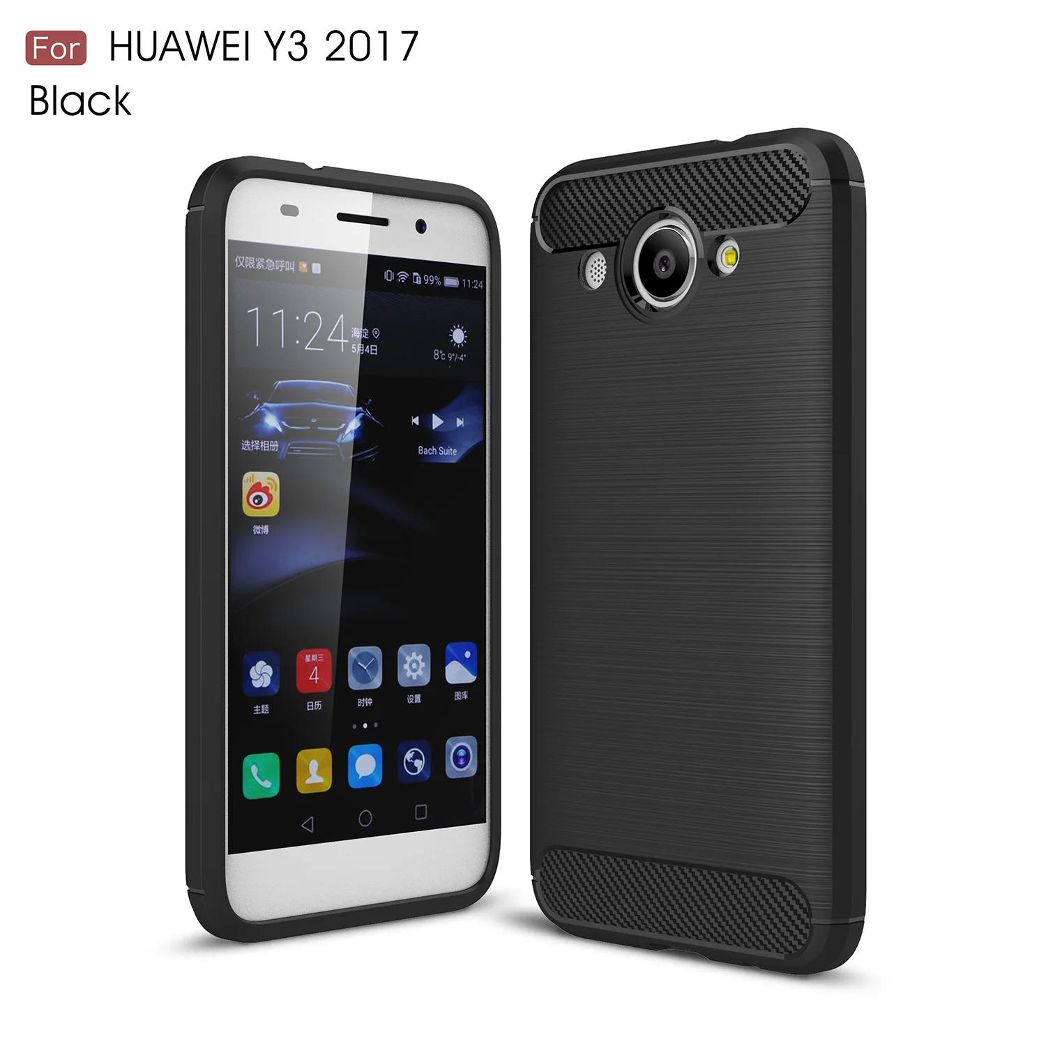 Casos para Huawei CROL23 CROL02 CROL22 Y3 2017 CRO-L02 L22 L03 L23 U00  bolso del teléfono para Huawei Y5 Lite CRO-L23 cubierta trasera del  teléfono - AliExpress