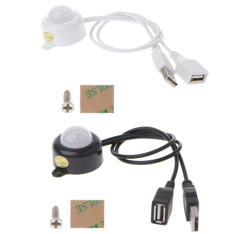 

USB LED Light Strip Switch DC5-24V Human Body Infrared PIR Motion Sensor Switch R06 Drop Ship