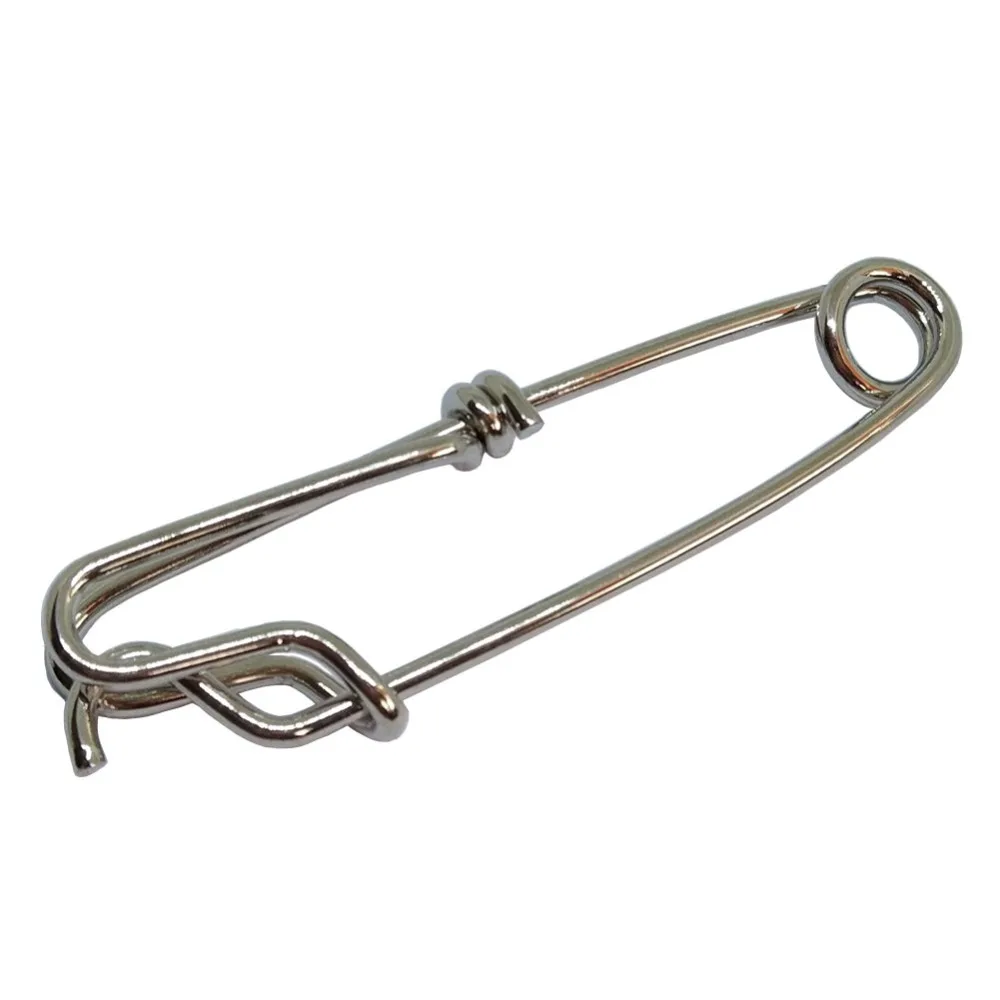 INFOF 100 pieces Fishing Swivels Snap Clips Spring loaded Snaps