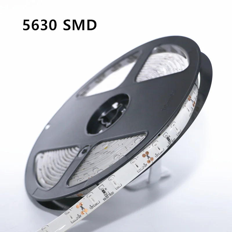Водонепроницаемая светодиодная лента IP65 12 В постоянного тока 5 м 2835 5630 5050 SMD 300