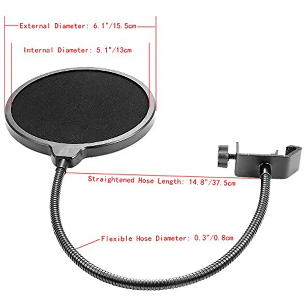 HFES, новинка, NB-35, подвеска для микрофона, подставка, зажим, держатель и настольный монтажный зажим, фильтр, ветровое стекло, маска, щит, зажим, комплект