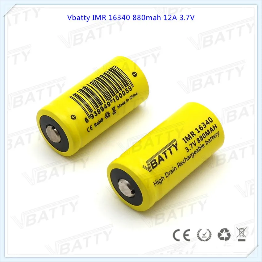16340 3.7V battery 3