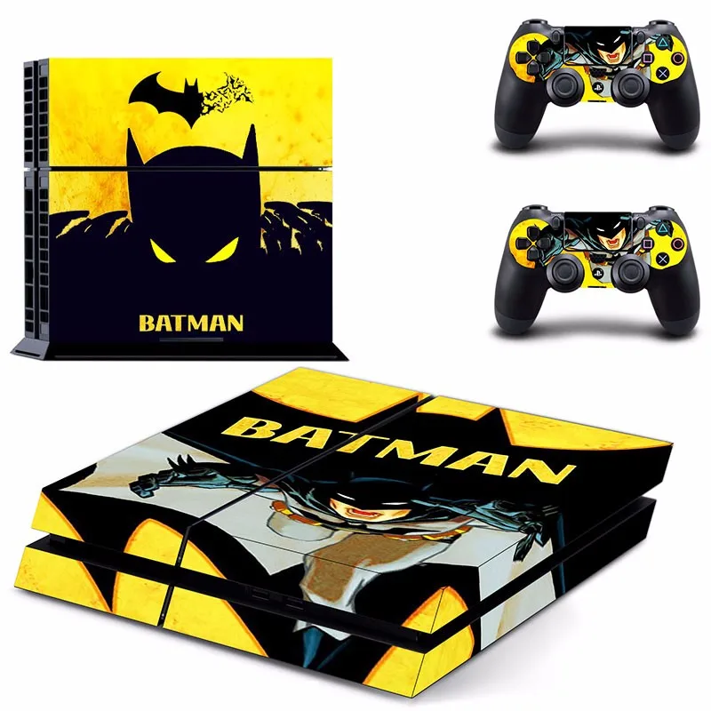 Новинка; костюм «Бэтмен»; кожи наклейки batmanskin для PS4 и 2 джойстик игровой чехлы