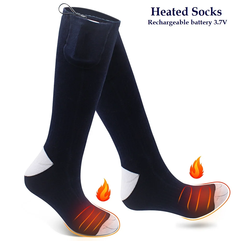 Heated Socks With Rechargeable Battery Cold Feet Warmer For Men And