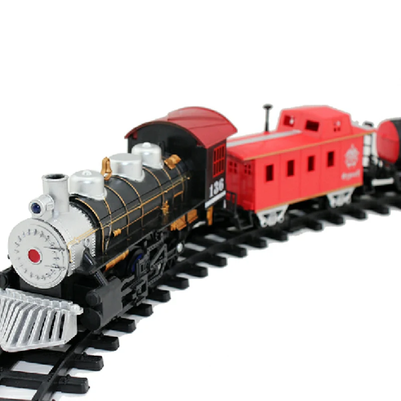 Electric train track steam train toy train model train toyin RC Trains