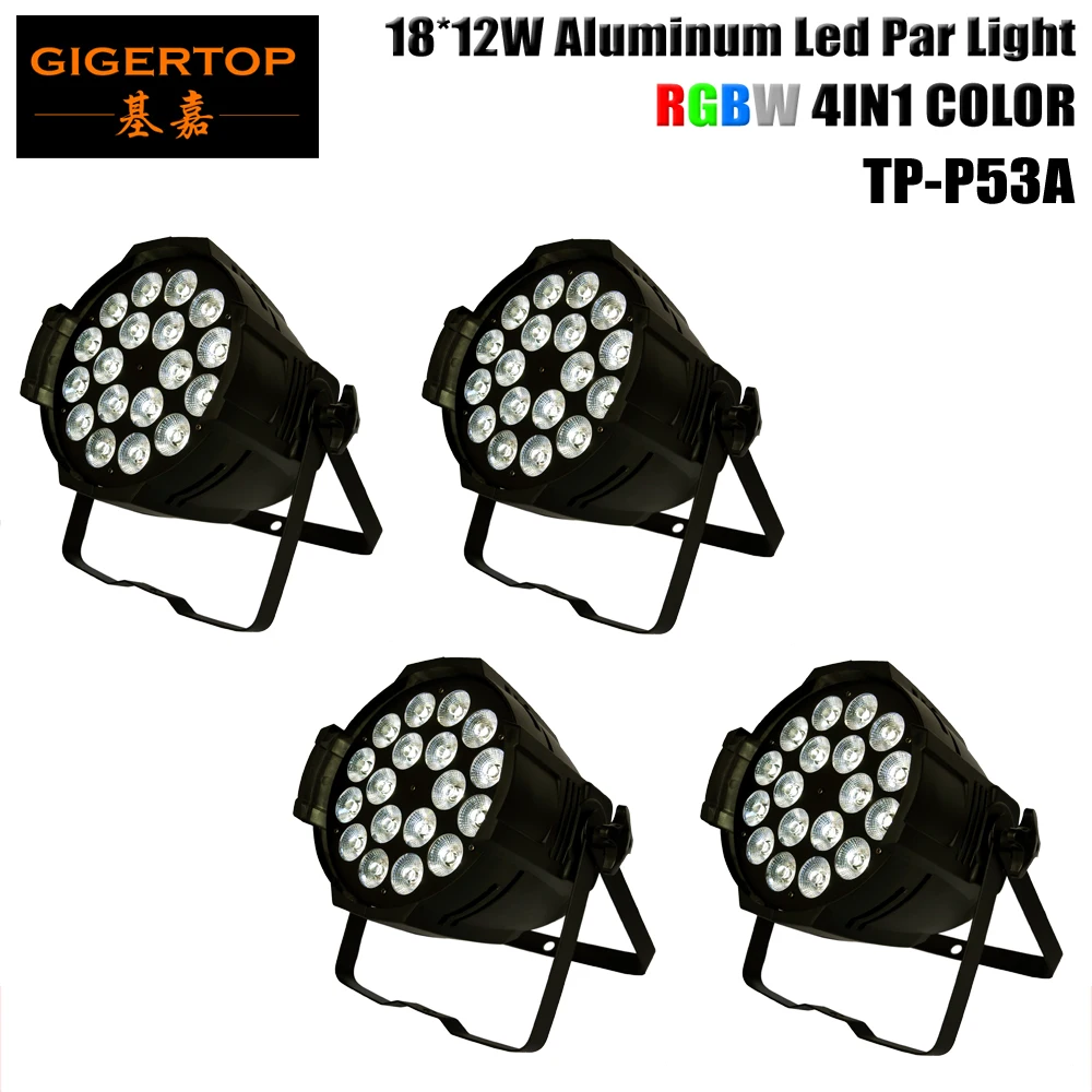 TIPTOP American DJ Pro par 4XLOT RGBW Led PAR 54 Cans DMX Control 4/8 Channels 18pcs 12W 4 Color Led Lamp Black Color 110V-240V
TIPTOP American DJ Pro par 4XLOT RGBW Led PAR 54 Cans DMX Control 4/8 Channels 18pcs 12W 4 Color Led Lamp Black Color 110V-240V