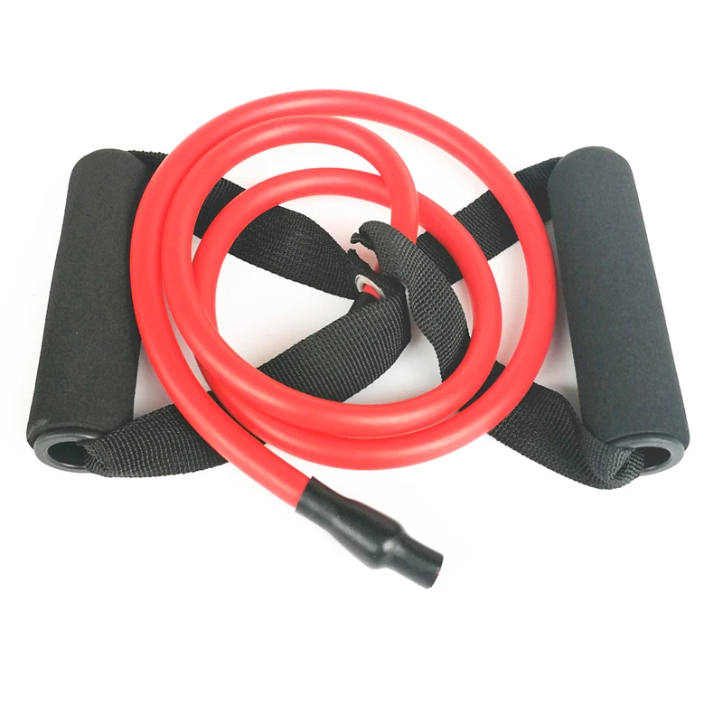 120cm Yoga Pull Rope Elastic Resistance Bands Fitness Crossfit Workout Exercise Tube Practical Training Rubber Tensile Expander