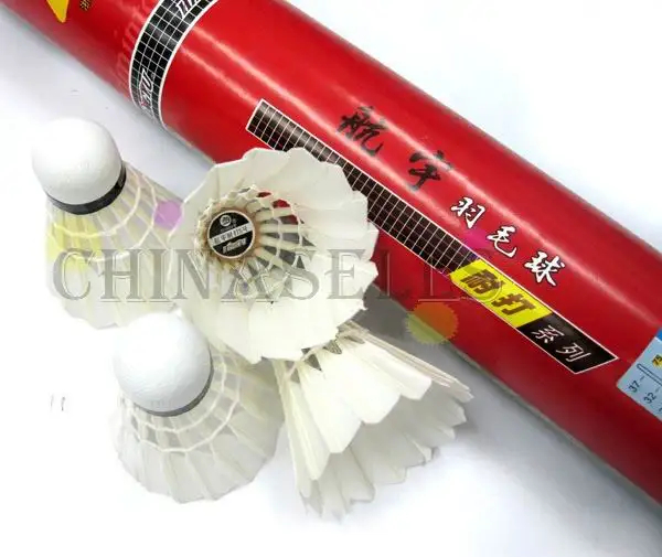25tube Genuine hangyu badminton shuttlecocks durable NO.5 duck feather