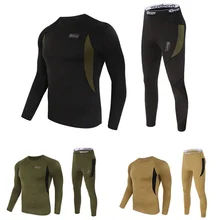Мужские тактические армейские рубашки+ штаны, военный комплект термобелья, штаны для фитнеса, тактическая Флисовая теплая одежда