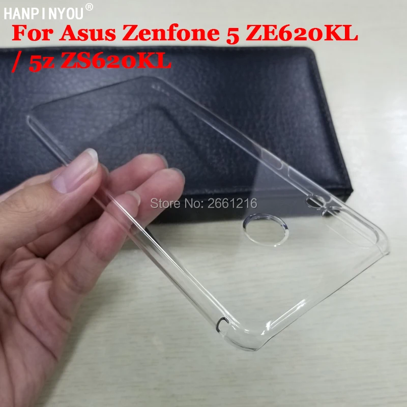 

For Asus Zenfone 5 ZE620KL / 5z ZS620KL 6.2" Hard PC Case Ultra Thin Clear Hard Plastic DIY Cover Protective Skin