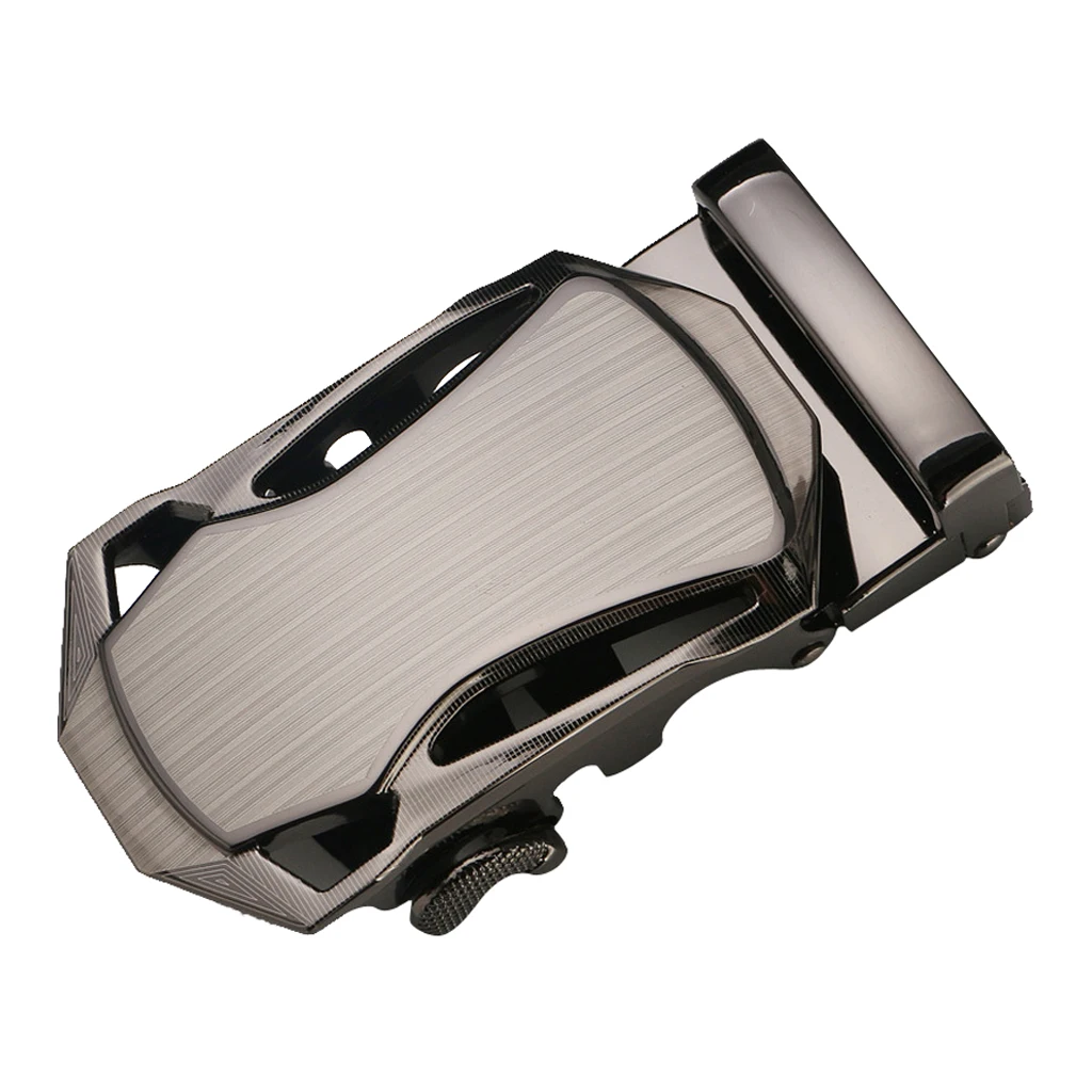 Metal Automatic Slide Buckle Replacement Ratchet Belt Buckle Formal Business Belt Accessories for Men