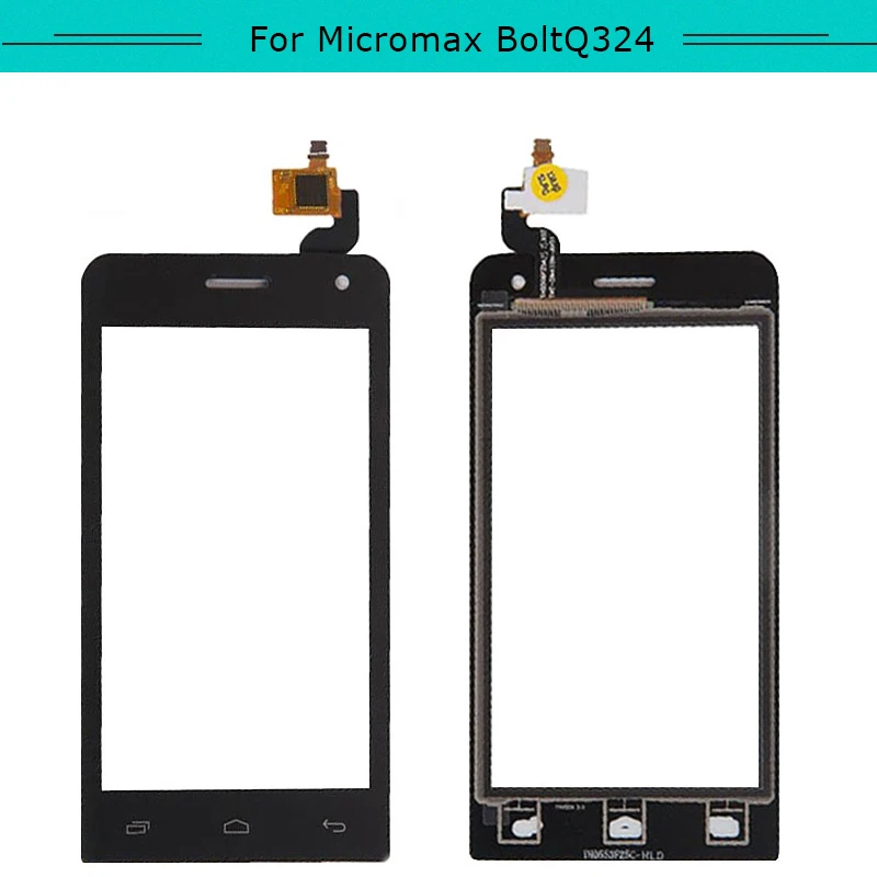 Протестировано 5 шт./лот сенсорный экран для Micromax Bolt Q324 стекло дигитайзер