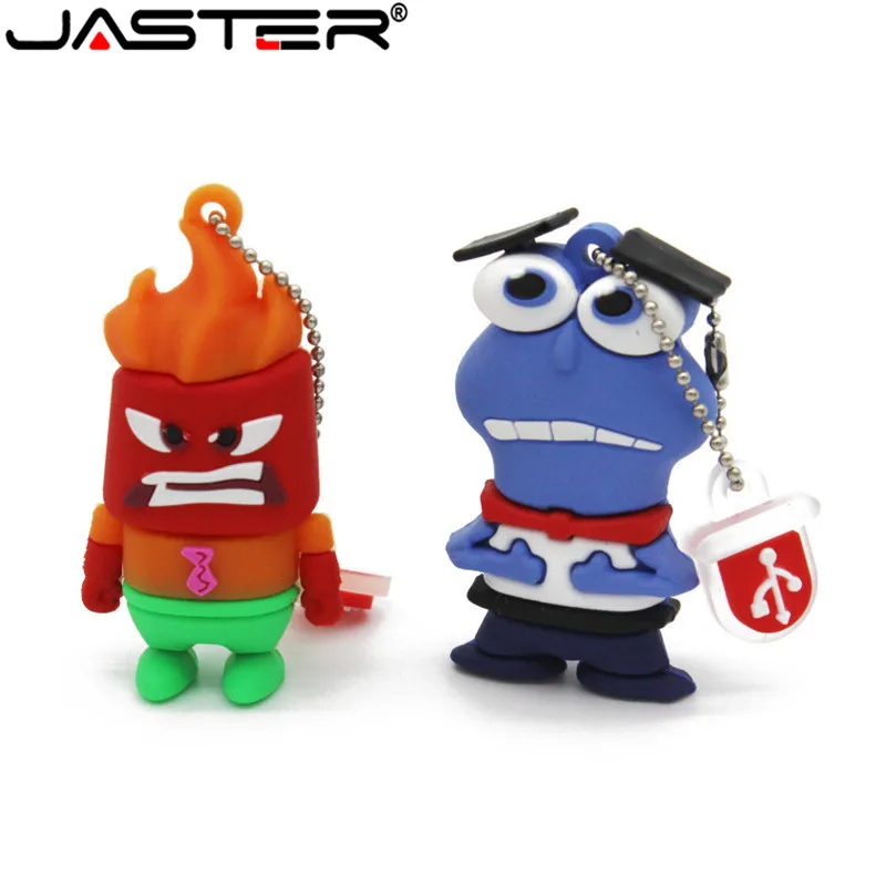 JASTER Новое поступление мультфильм внутри usb флэш-накопитель Флешка 8 ГБ 16 ГБ 32 ГБ 64 Гб флэш-карта памяти приводы