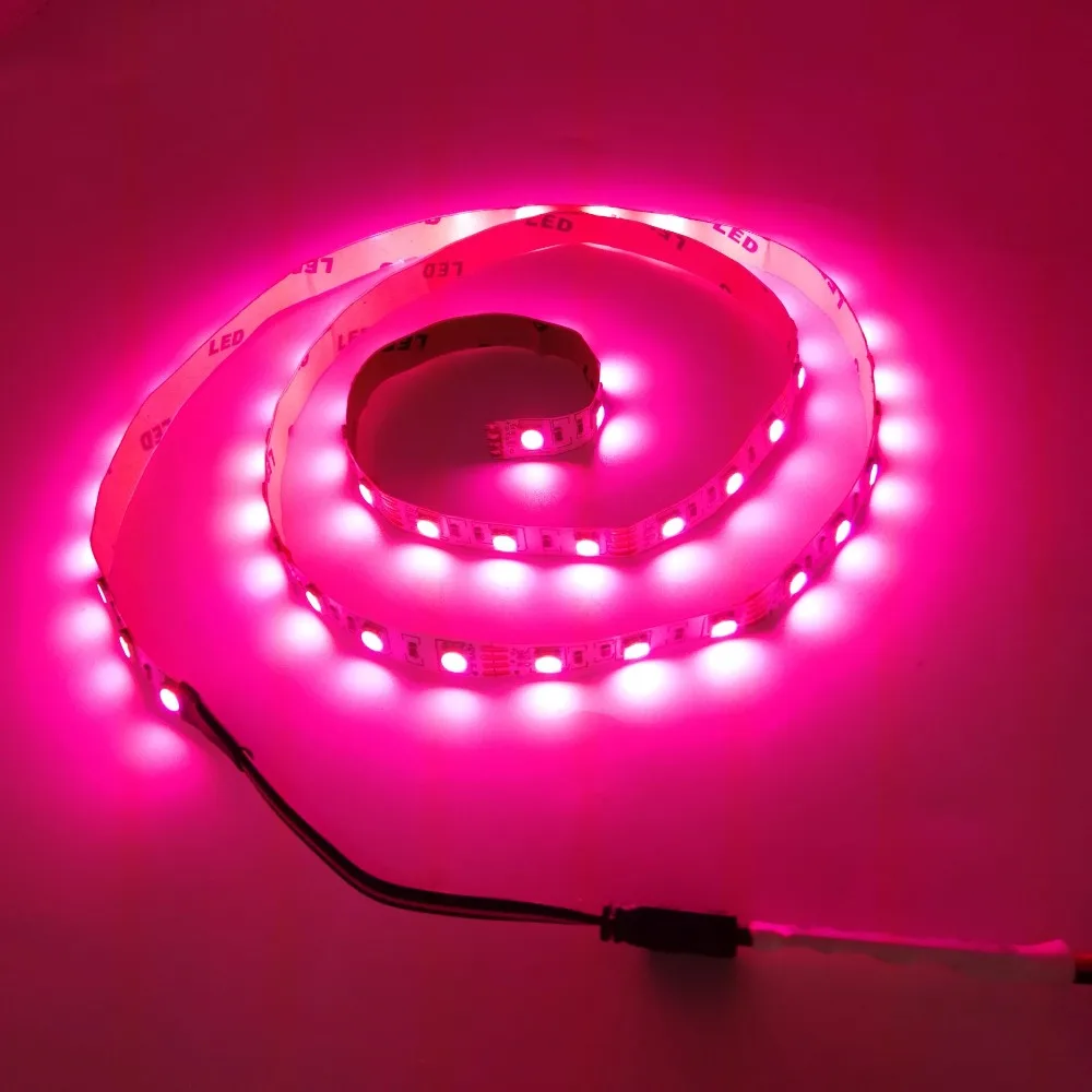 Светодиодная лента на батарейках 5050 SMD 50 см 1 м 2 м RGB водонепроницаемая гибкая светодиодная лента