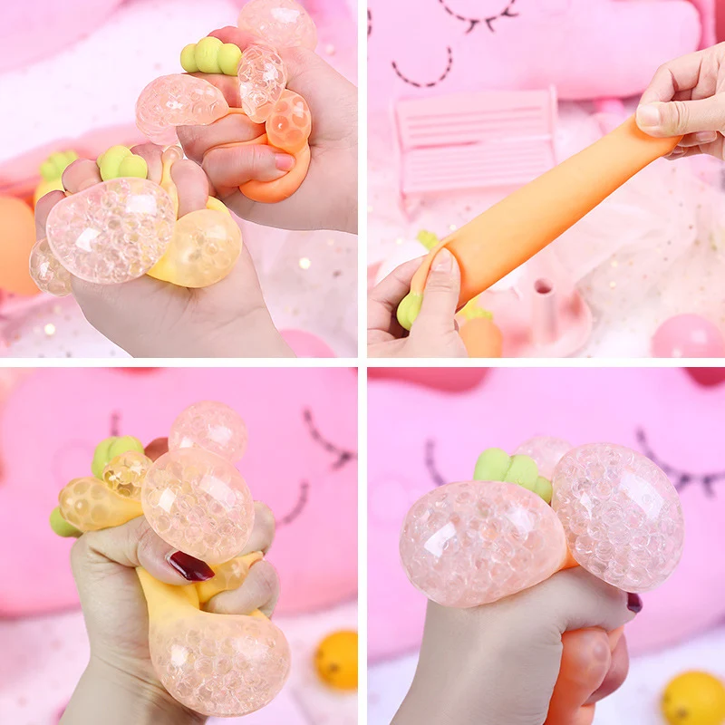 Сжимаемый медленно поднимающийся ребенок игрушка Джамбо мягкий Kawaii морковный
