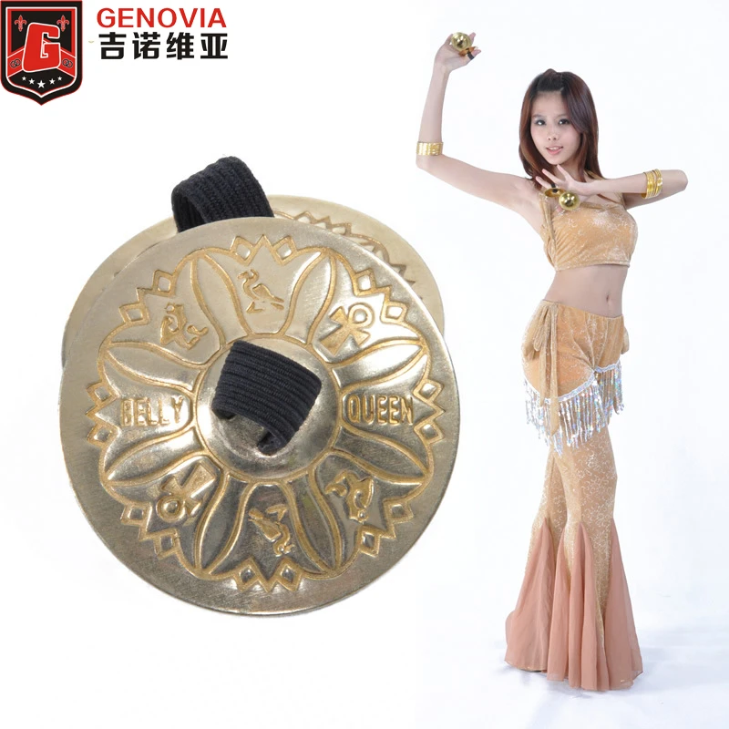 2 Pair(4 piece)Belly Dance pure copper Finger Cymbals Zills Gold & Silver 2 Pair(4 piece)Belly Dance pure copper Finger Cymbals Zills Gold & Silver