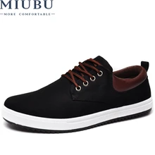 MIUBU New Arrival Canvas Shoes For Men Spring Summer Comfortable Casual Shoes Mens Fashion Lace-Up Brand Flat Loafers Shoes heinrich new arrival spring summer comfortable casual shoes mens lace up canvas shoes brand fashion flat loafers shoes schuhe