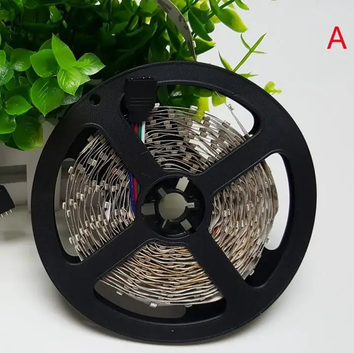 N o Imperme vel Rgb Led Strip Light 5m 300leds 3528 Dc12v Ilumina o 