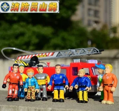 

New arrival Joint Movable Fireman Sam Action PVC Figure Toy