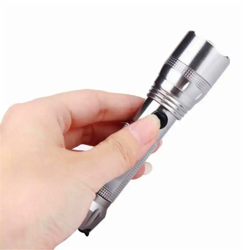Powerful led flashlight XPE-R3 LED 1200 Lumens Lamp Clip Mini Penlight Flashlight Torch fanatic,use AA battery #3S26 (5)