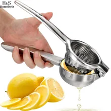 Homdox Edelstahl Manuelle Handpresse Lemon Lime Zitruspresse Orange Squeezer Küche Bar Entsafter küchenwerkzeuge #30-25