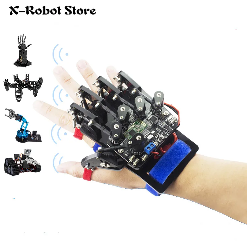 LOBOT Wireless Bluetooth 4.0 Control Wearable Somatosensory Glove for Arduino 
