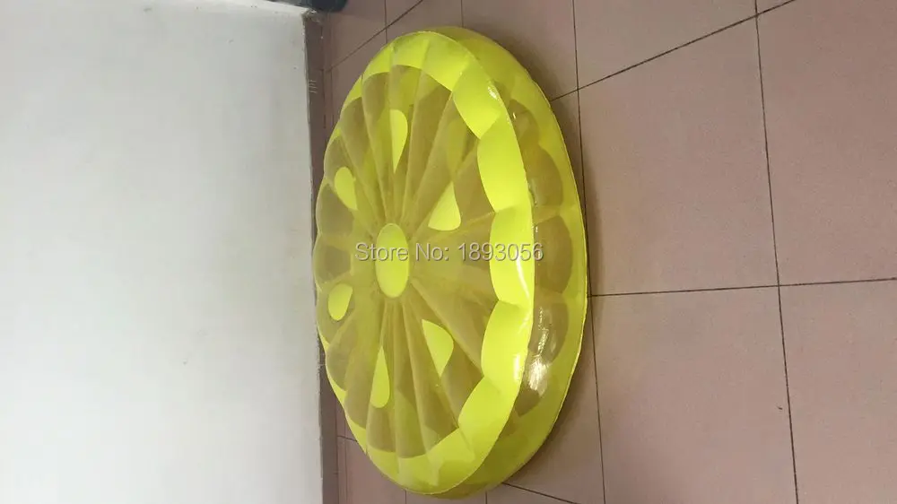 lemon floating