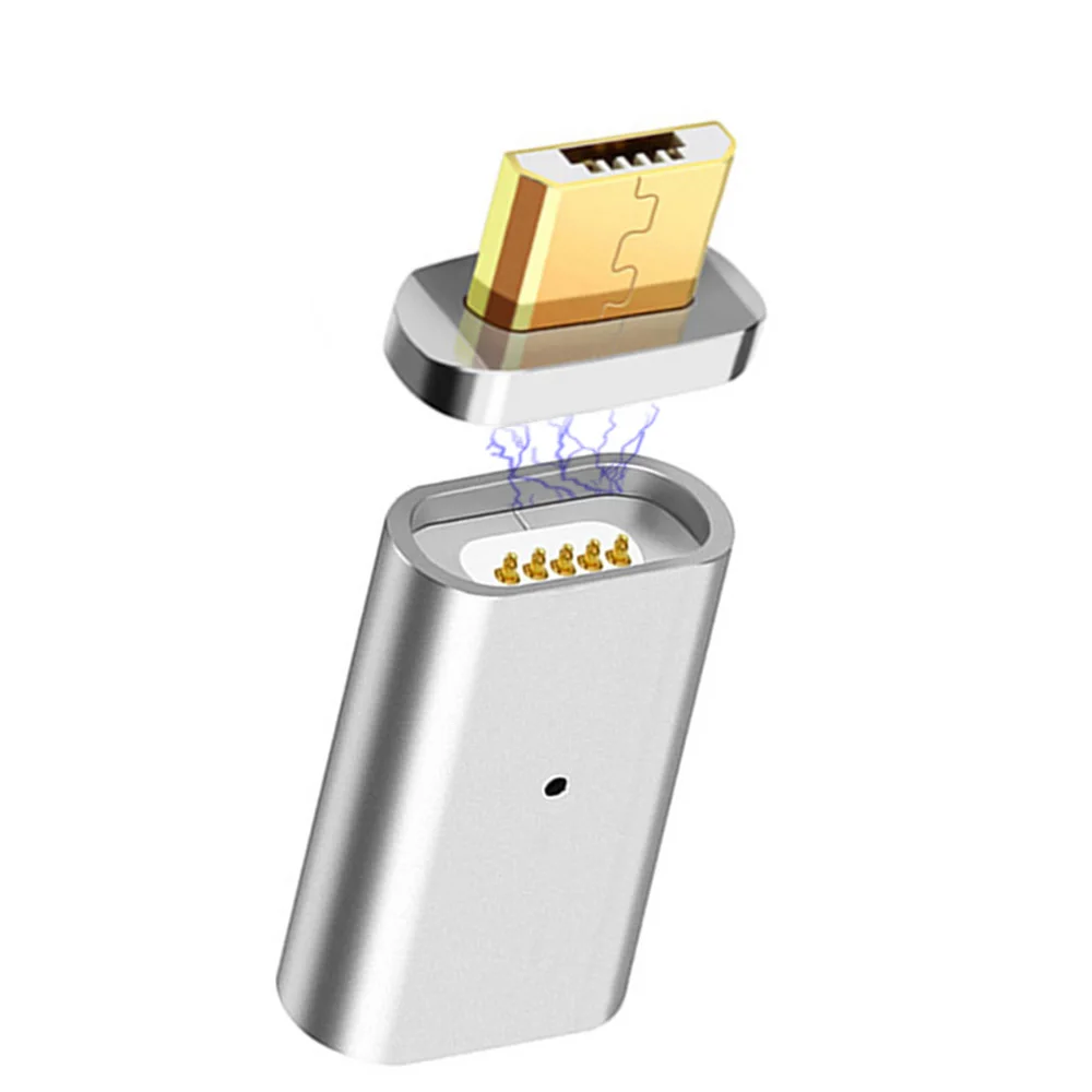 Металлический Micro USB Магнитный зарядный адаптер для передачи данных конвертер для SAMSUNG S9 S8 S7 Edge htc Xiaomi HUAWEI LG ASUS Android TYPE-C