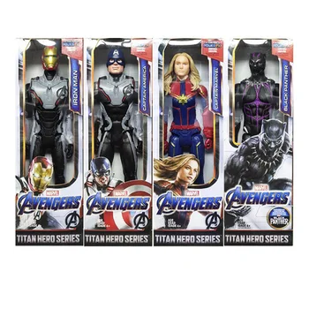

Marvel Avengers 4 Endgame Superhero Quantum War Dress doll Thanos Spider-Man Hulk Captain America action figures Collection toys