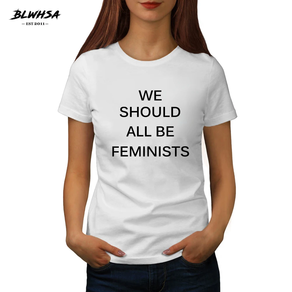 WT001709111 WE SHOULD ALL BE FEMINISTS White Logo