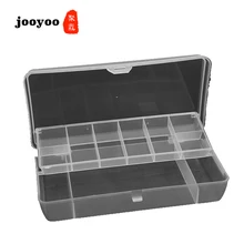 Нетоксичный 2 Слои рыболовная приманка коробка Портативный прозрачные видимые ящик для рыболовных снастей большой Ёмкость рыболовные принадлежности jooyoo