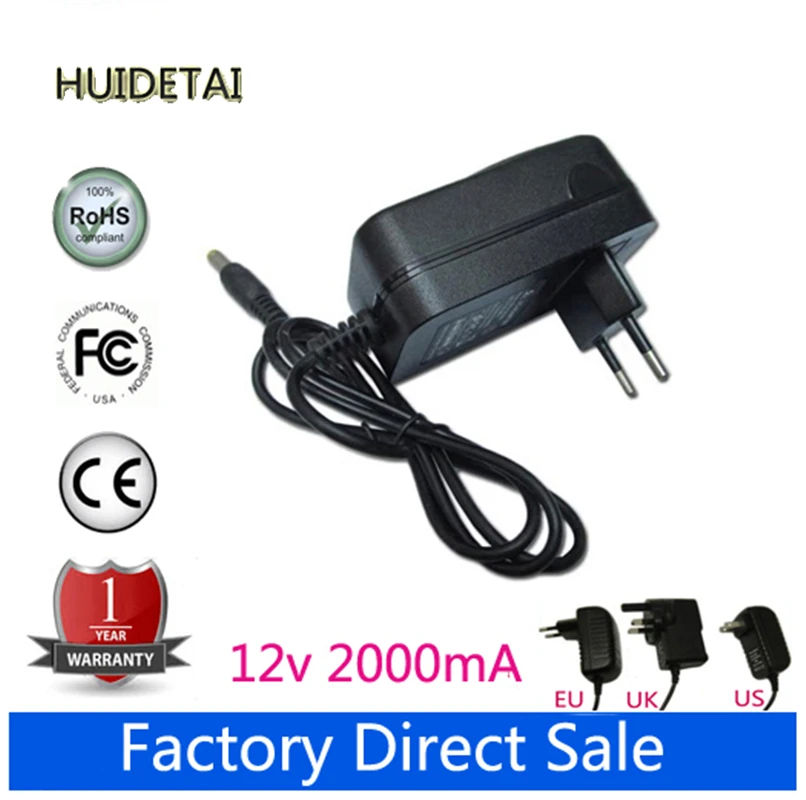 12V 2A AC DC адаптер питания настенное зарядное устройство для KTEC KSAS0241200150HE жесткий диск