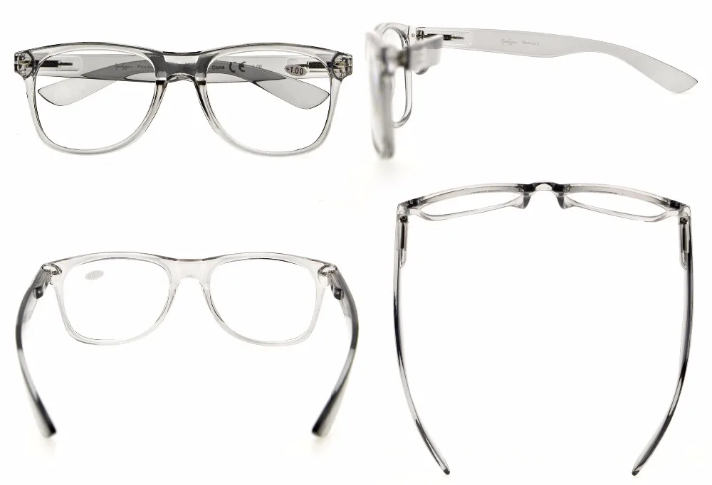 R133 Eyekepper удобные устройства для чтения пружинные петли большие простые очки для чтения RX увеличение очки+ 0,00-+ 4,00
