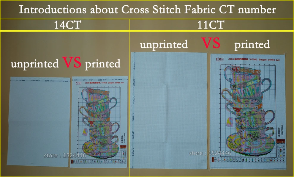 Элегантная, кофейные чашки, Счетный принт на холсте DMC 14CT 11CT Наборы для вышивания крестиком, Набор для вышивания, ручная работа, домашний декор