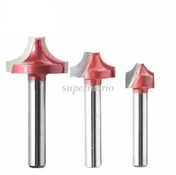 

High Quality 1/4'' R Angle Wood Making Router End Mill CNC Engraving V Groove Bit 12mm 6mm