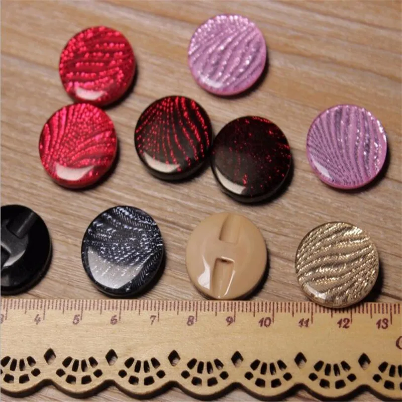 

20pcs Free Shipping Multicolor Mosaic han edition Resin coat buttons accessories DIY manual material Suit dress coat buttons