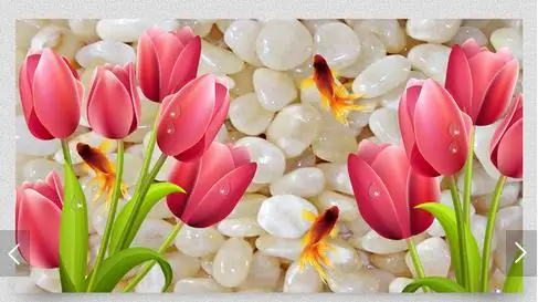 Hãy ngắm nhìn loài hoa Tulip đầy sắc màu đang khoe sắc trên bức tranh của chúng tôi. Các loài hoa này mang đến cảm giác tươi mới và rực rỡ cho mùa xuân sắp đến.