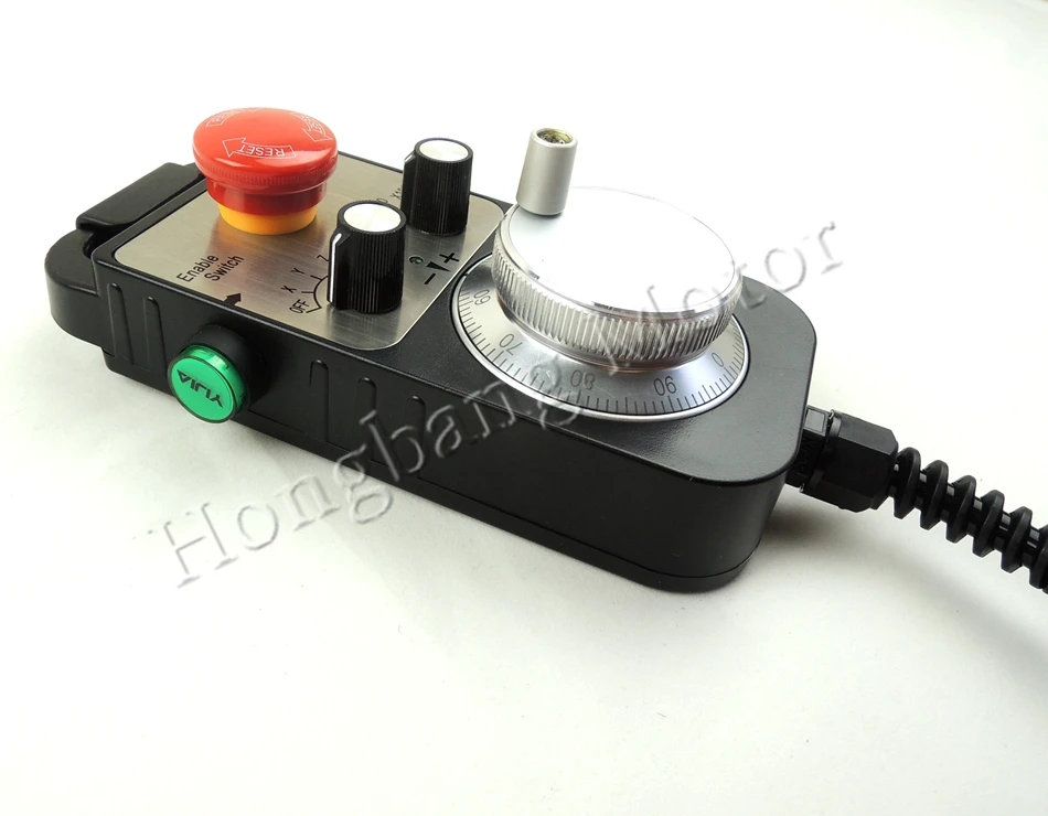 Tanie Generator impulsów CNC 4 6 osi MPG wisiorek koło zamachowe dla FAGOR GSK Siemens MITSUBISHI FANUC System 5V ręczny generator impulsów