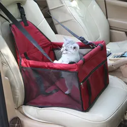 Pet Carrier собака кошка Автокресло сумка дышащий Водонепроницаемый корзины животное товары дорожные аксессуары сетка висит складные сумки