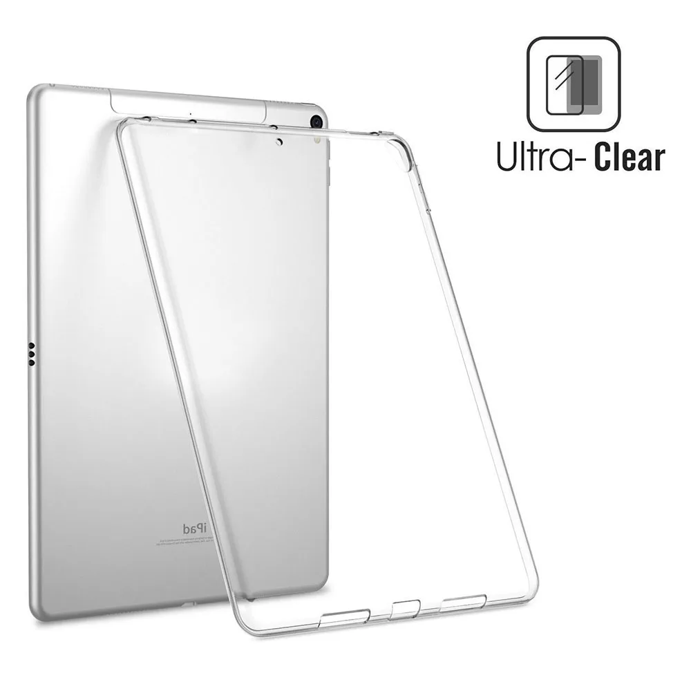 Чехол для iPad Pro 12 9 2017 Мягкий ТПУ силиконовый чехол A1670 A1671 A1821 тонкая прозрачная на