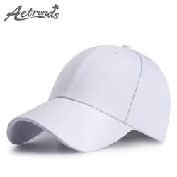 [AETRENDS] Белый Бейсбол шапки шерсть полный шляпа для мужчин snapback кепки s женщин Мотокросс Z-6296