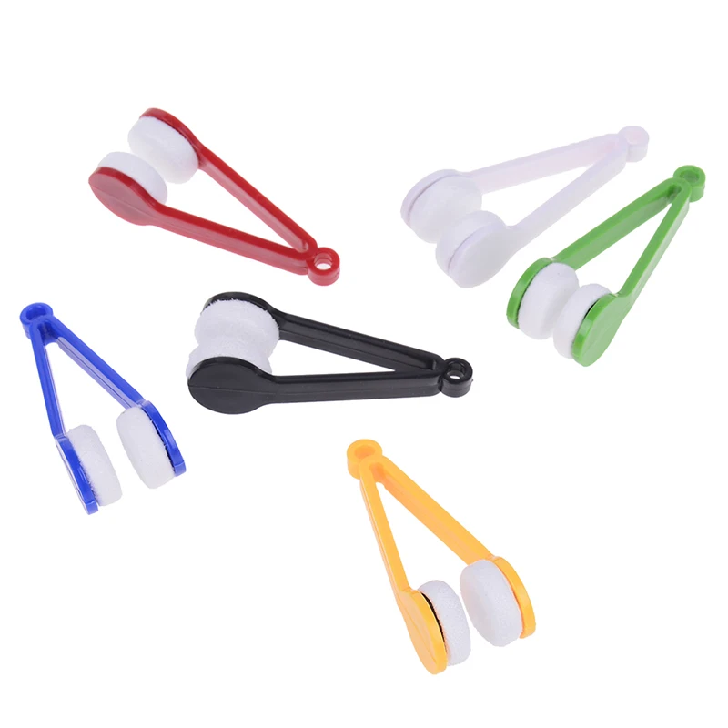 

5PC/set Microfiber Clean Brush Glasses Cleaner Brush Mini Sun Glasses Eyeglass Microfiber Brush Cleaner Cleaning Spectacles Tool