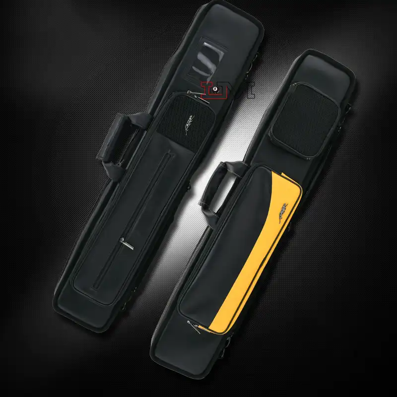 sussie daddy 4 Hole Billiard Cue Cases 2 Butts//2 shafts Pool Cue Carring Cases Portable Essential Pool Stick Storage Bag