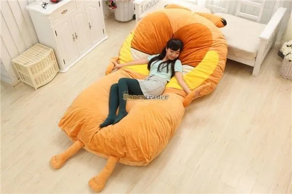 Fancytrader 220cm X 150cm Soft Giant Cute Garfield Cat Bed Carpet Tatami Mattess Sofa, FT50322 (5)