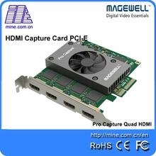 Magewell pro capture quad HDMI 4 chs HDMI capture card Поддержка 1080P