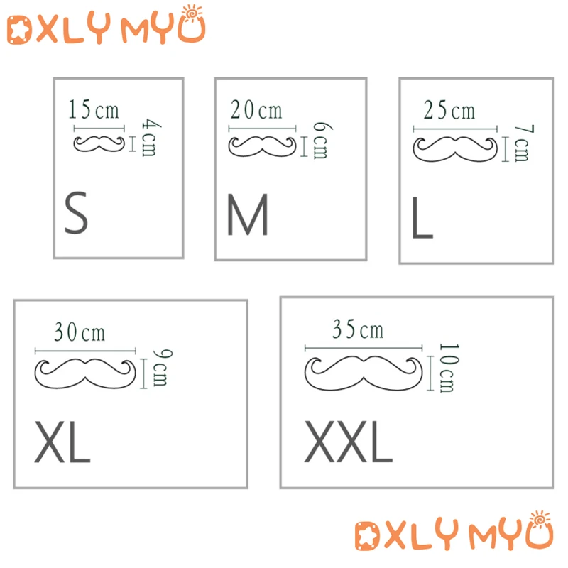 Декоративные 3D зеркальные настенные наклейки с милыми усами для детской комнаты, Настенный декор, кофейня, спальня, украшение детской комнаты