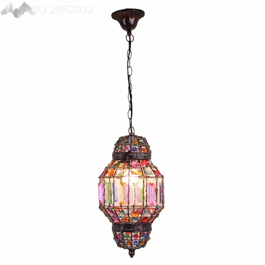 

LFH Newest Stytle Ethnic Customs Handmade pendant lights Romantic Cafe Restaurant Bar Pendant Lamps Living Room Bedroom lighting